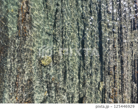 上空から見た海底模様 125446929