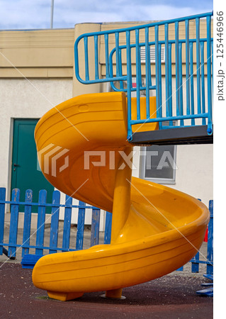 Spiral Slide Playground Spiral Slide Playground 125446966