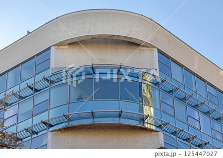 Round Corner Office Building Round Corner Office Building 125447027