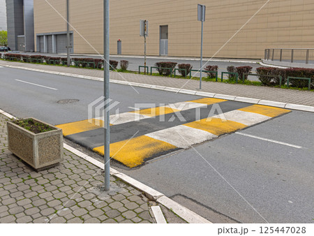 Speed Bump at Street Speed Bump at Street 125447028