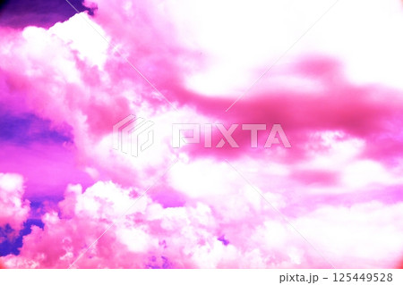blue sky and white clouds. Changed color scheme. Bright background. R blue sky and white clouds. Changed color scheme. Bright background. R 125449528