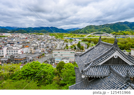 福知山城からみた街の景色 京都府福知山市 125451966
