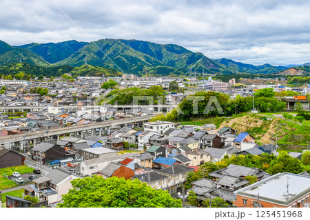 福知山城からみた街の景色 京都府福知山市 125451968