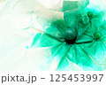 緑色の抽象的な絞り染めの模様1 125453997
