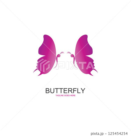 Beauty Butterfly icon design 125454254
