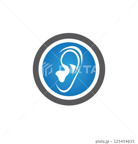 Hearing Logo Template vector icon design 125454635