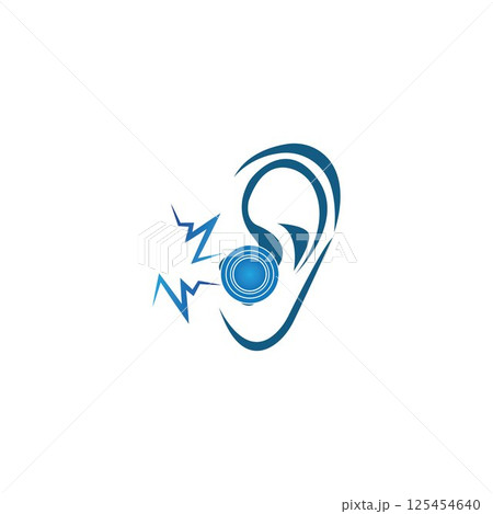 Hearing Logo Template vector icon design Hearing Logo Template vector icon design 125454640