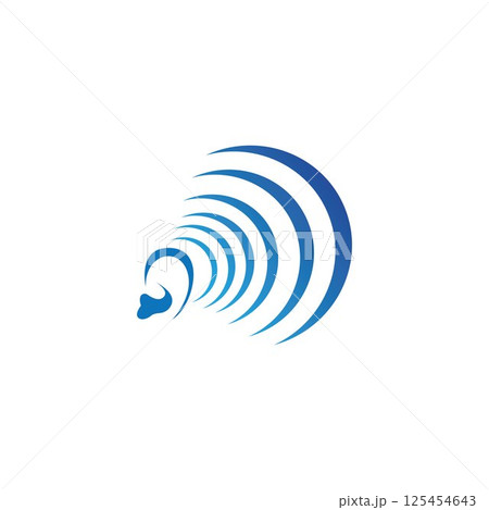 Hearing Logo Template vector icon design 125454643