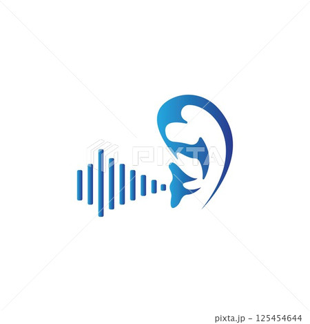 Hearing Logo Template vector icon design 125454644