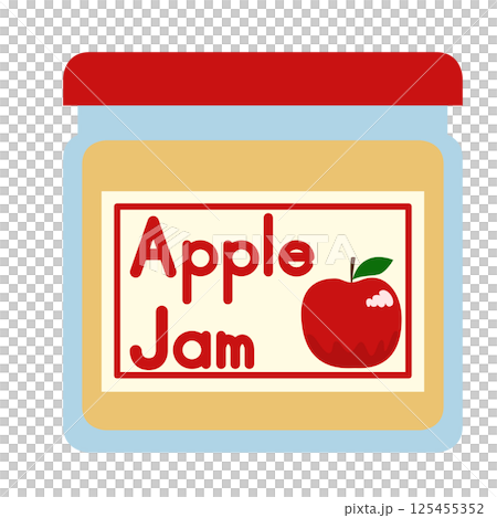 Apple jam illustration 125455352