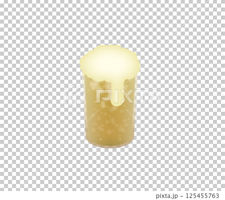 美味しそうなビールのイラスト 125455763