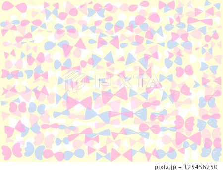 カラフルなリボン柄の背景イラスト素材 カラフルなリボン柄の背景イラスト素材 125456250