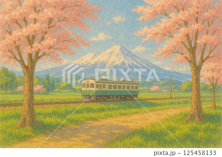 桜がテーマの作品になります。 125458133