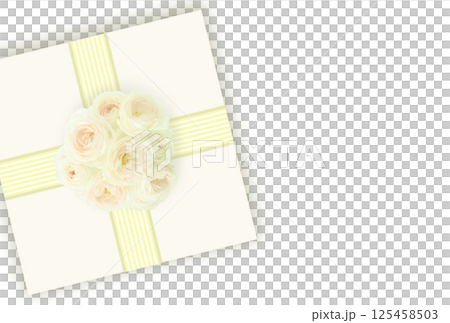 父の日の背景素材 黄色メッセージカード プレゼント箱リボン 花束 父の日の背景素材 黄色メッセージカード プレゼント箱リボン 花束 125458503