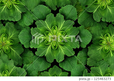 爽やかな緑の葉 125463273