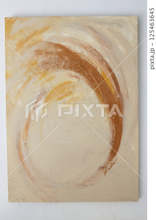 水彩絵の具で描いたオリジナル抽象画 125463645