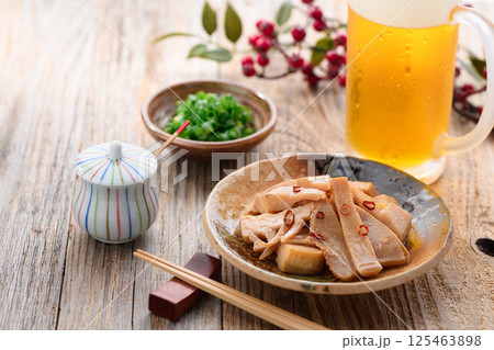 たけのこで作る自家製メンマ たけのこで作る自家製メンマ 125463898