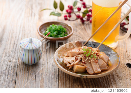 たけのこで作る自家製メンマ たけのこで作る自家製メンマ 125463902