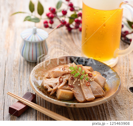 たけのこで作る自家製メンマ たけのこで作る自家製メンマ 125463908