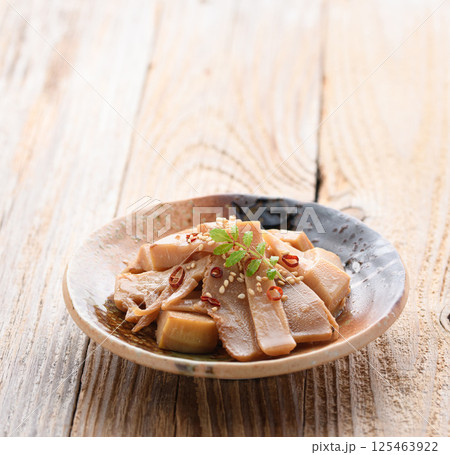 たけのこで作る自家製メンマ たけのこで作る自家製メンマ 125463922