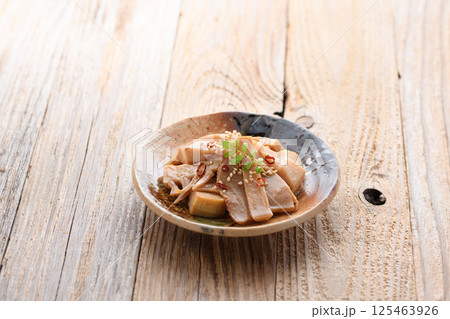 たけのこで作る自家製メンマ 125463926