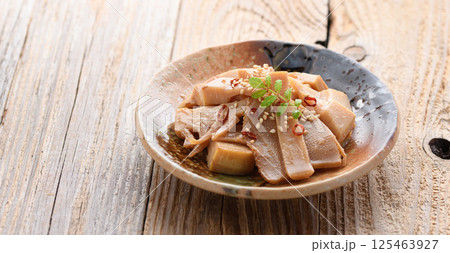 たけのこで作る自家製メンマ 125463927