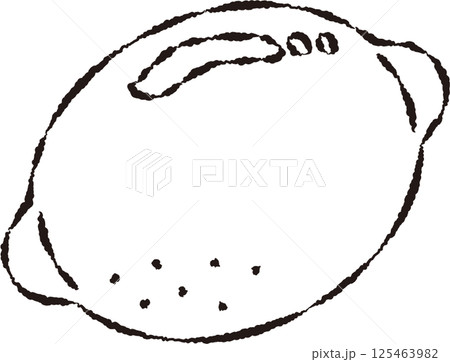 レモン(線画) 125463982