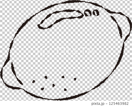レモン(線画) 125463982