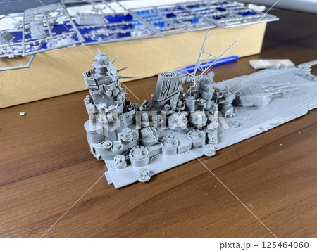 日本の戦艦　武蔵のプラモデル 125464060