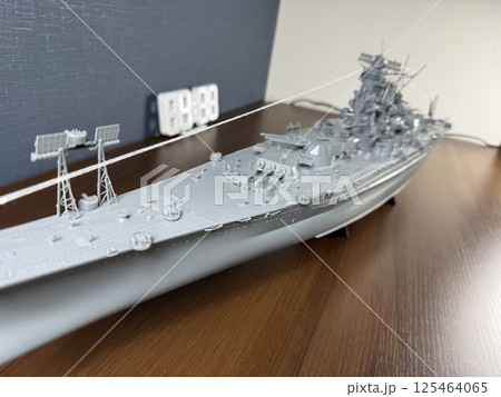日本の戦艦 武蔵のプラモデル 日本の戦艦 武蔵のプラモデル 125464065