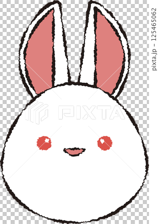 Rabbit (with line drawing) 125465062