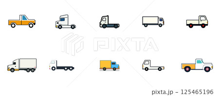 Truck Vehicle Transport Cargo Delivery Freight Services 125465196