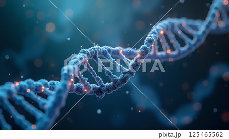 Abstract rendering of DNA Molecule structure Abstract rendering of DNA Molecule structure 125465562