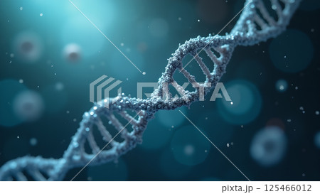 Detailed DNA Structure Representation Concept Detailed DNA Structure Representation Concept 125466012