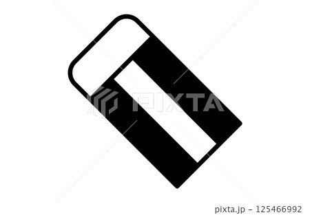 消しゴムのシンプルアイコンベクターイラスト 消しゴムのシンプルアイコンベクターイラスト 125466992