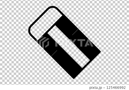 消しゴムのシンプルアイコンベクターイラスト 消しゴムのシンプルアイコンベクターイラスト 125466992