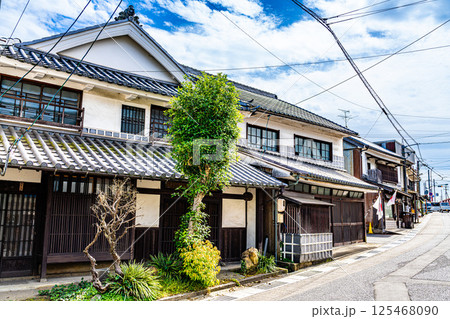 【重要伝統的建造物群保存地区】矢掛宿　初夏の宿場町の風景2　岡山県小田郡矢掛町 125468090