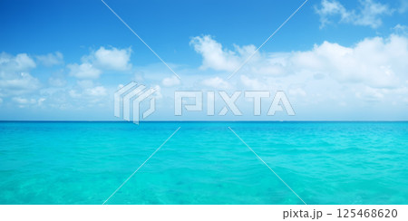 美しい夏の海のイメージ　AI生成画像 125468620