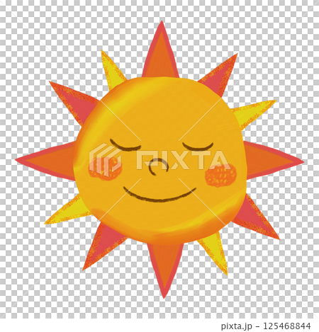 微笑的太陽插畫夏季素材剪貼畫透明背景PNG 微笑的太陽插畫夏季素材剪貼畫透明背景PNG 125468844