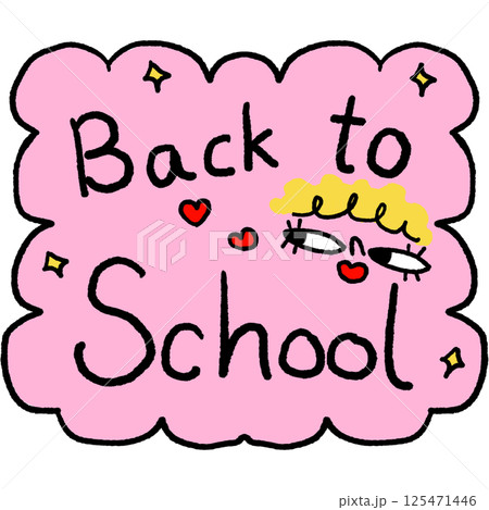 Back to school doodles  125471446