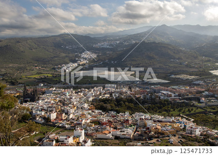 Panorama view from La Montana de Arucas, Spain Panorama view from La Montana de Arucas, Spain 125471733