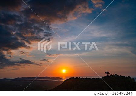 Amazing light sunset or sunrise sky landscape view,Beautiful nature colorful sky background Amazing light sunset or sunrise sky landscape view,Beautiful nature colorful sky background 125472244