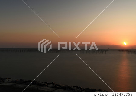 伊勢湾の日没 伊勢湾の日没 125472755