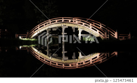 横浜市金沢区金沢文庫の称名寺の夜景 125473461