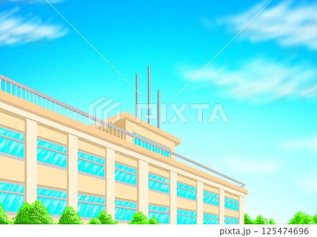 学校の校舎 学校の校舎 125474696