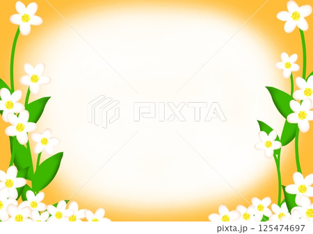 花のフレーム 花のフレーム 125474697