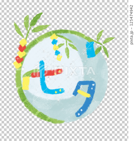 可愛七夕標題蠟筆小新touch 125474942