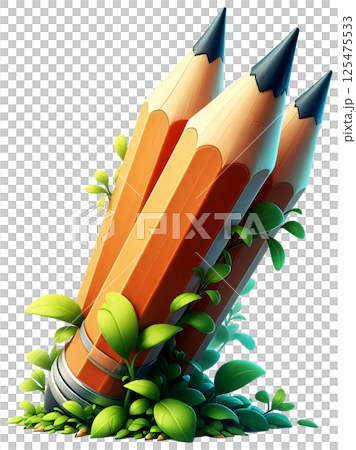 3D Stationery Cartoon, Stationery Cartoon, Stationery store 3D Stationery Cartoon, Stationery Cartoon, Stationery store 125475533