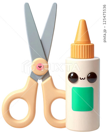 3D Stationery Cartoon, Stationery Cartoon, Stationery store 3D Stationery Cartoon, Stationery Cartoon, Stationery store 125475536