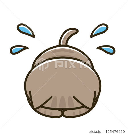 土下座するキジトラ猫 土下座するキジトラ猫 125476420